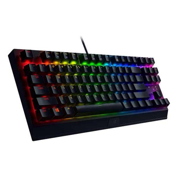 מקלדת גיימינג מכנית Razer BlackWidow V3 קצרה ונוחה עם RGB