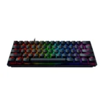 מקלדת גיימינג מכנית שחורה Razer Huntsman Mini קצרה 60% עם RGB