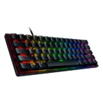 מקלדת גיימינג מכנית שחורה Razer Huntsman Mini קצרה 60% עם RGB